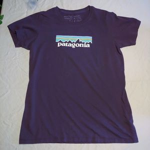 Patagonia Women's Logo T-shirt Plum Short Sleeve